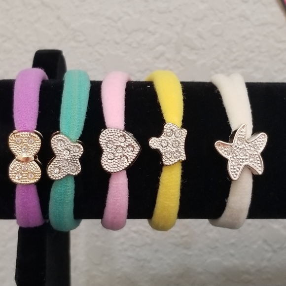 Hairbands with Rhinestones Designs  5 pcs New - Picture 4 of 4